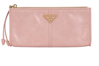 Prada Pouch, &pound;350, Accessories, Pink, Leather, Front view